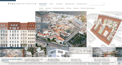 Desktop Screenshot of pfauarchitekten.de